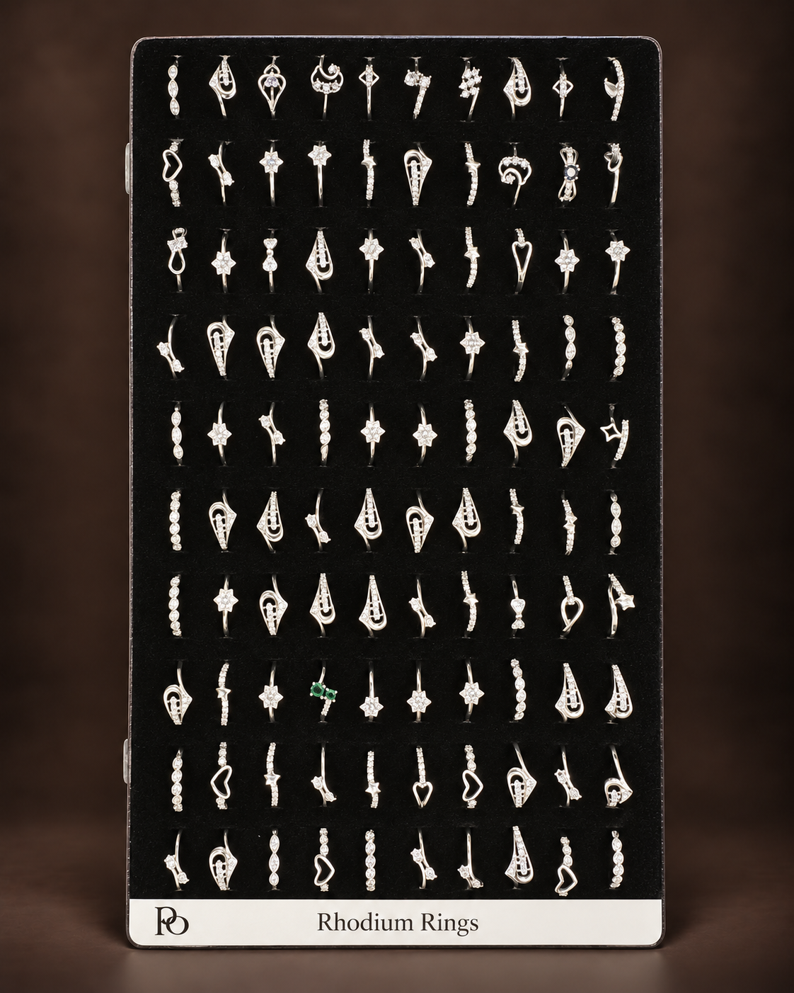 Rhodium Rings by Purvi Ornaments, collection 6