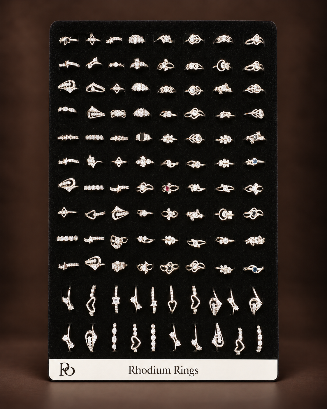 Rhodium Rings by Purvi Ornaments, collection 7